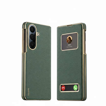 Luxury Magnetic Smart View Leather Case