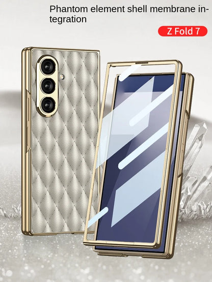 Premium Diamond-Texture Z Fold 7 Case