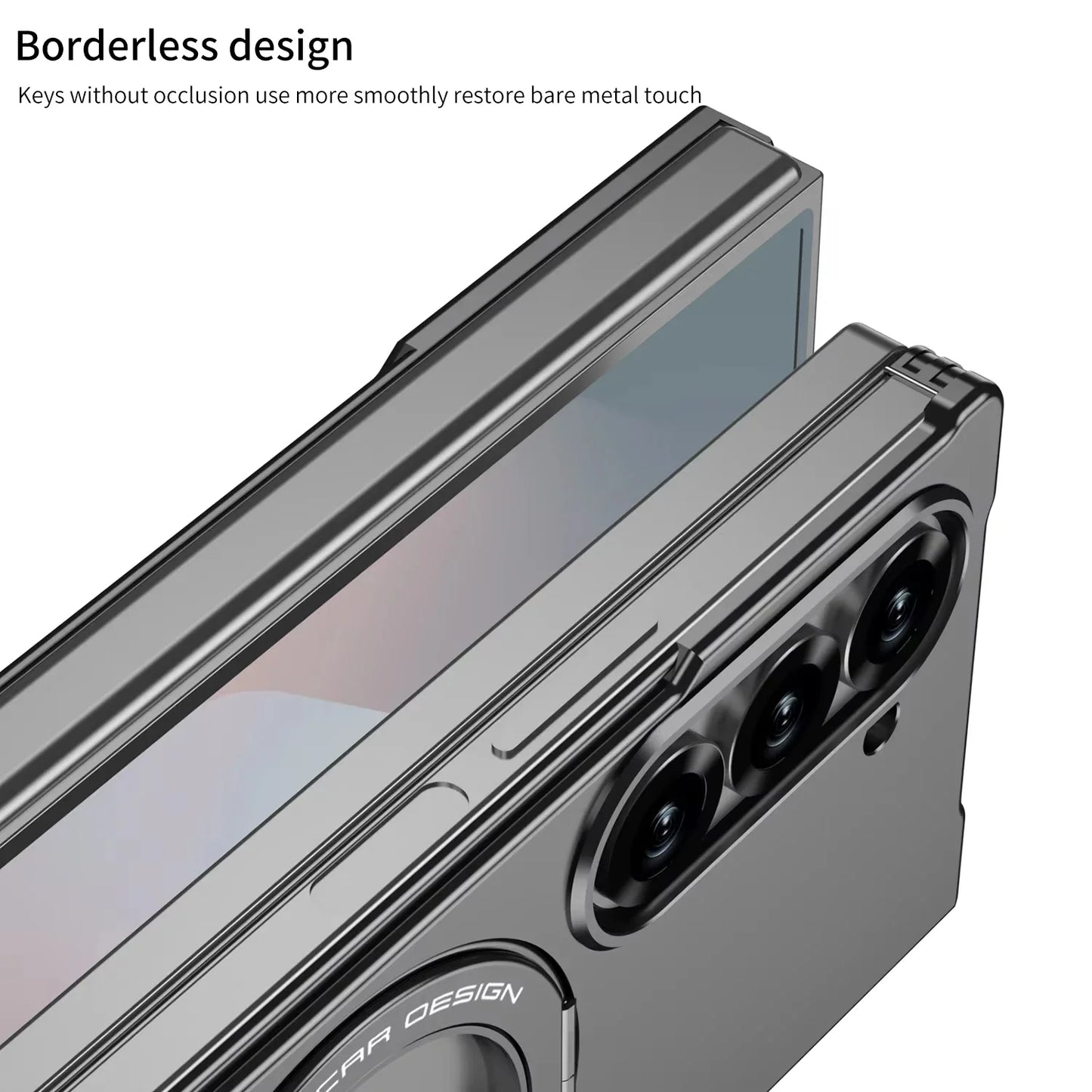 Premium Metal Kickstand Case