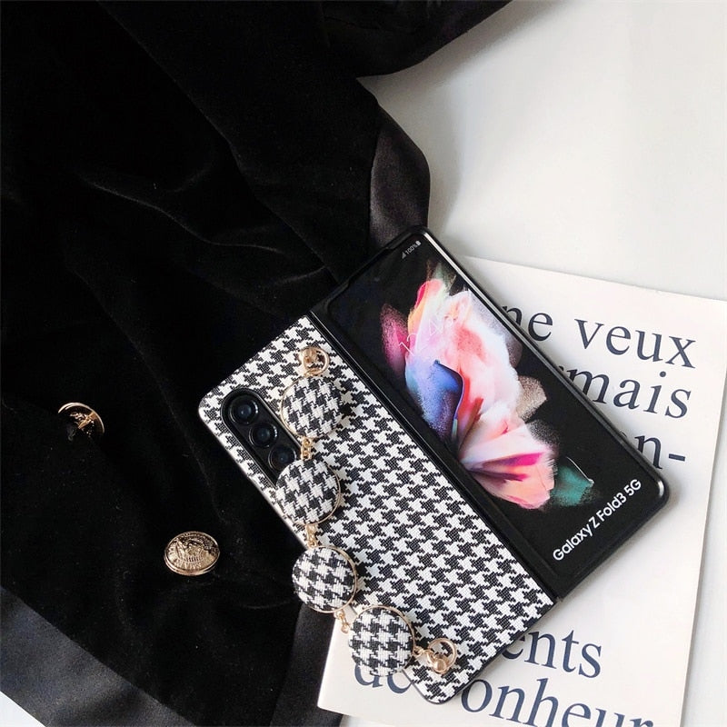 Woman Retro  Cover For Samsung Galaxy Z Fold 4