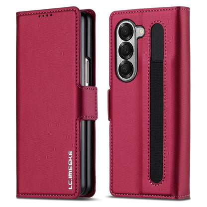 Leather Wallet Case with Card Holder & Kickstand