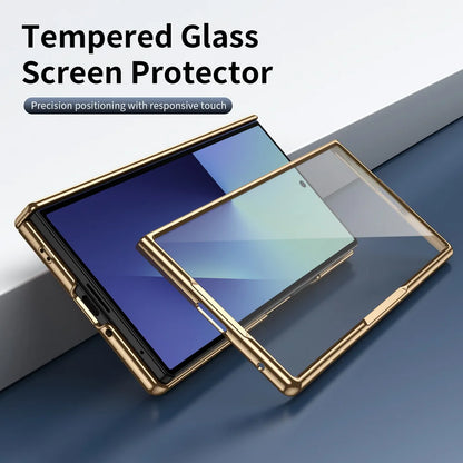 Diamond Leather Hinge Case For Z Fold Series