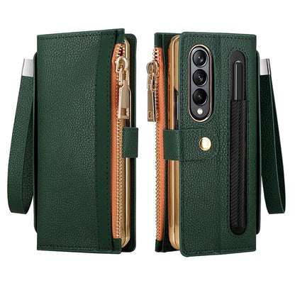 360 Full Cover Protection Leather Wallet Case For Samsung Galaxy Z Fold 4