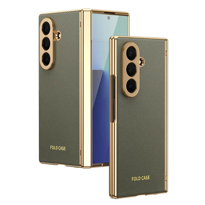 Diamond Leather Hinge Case For Z Fold Series