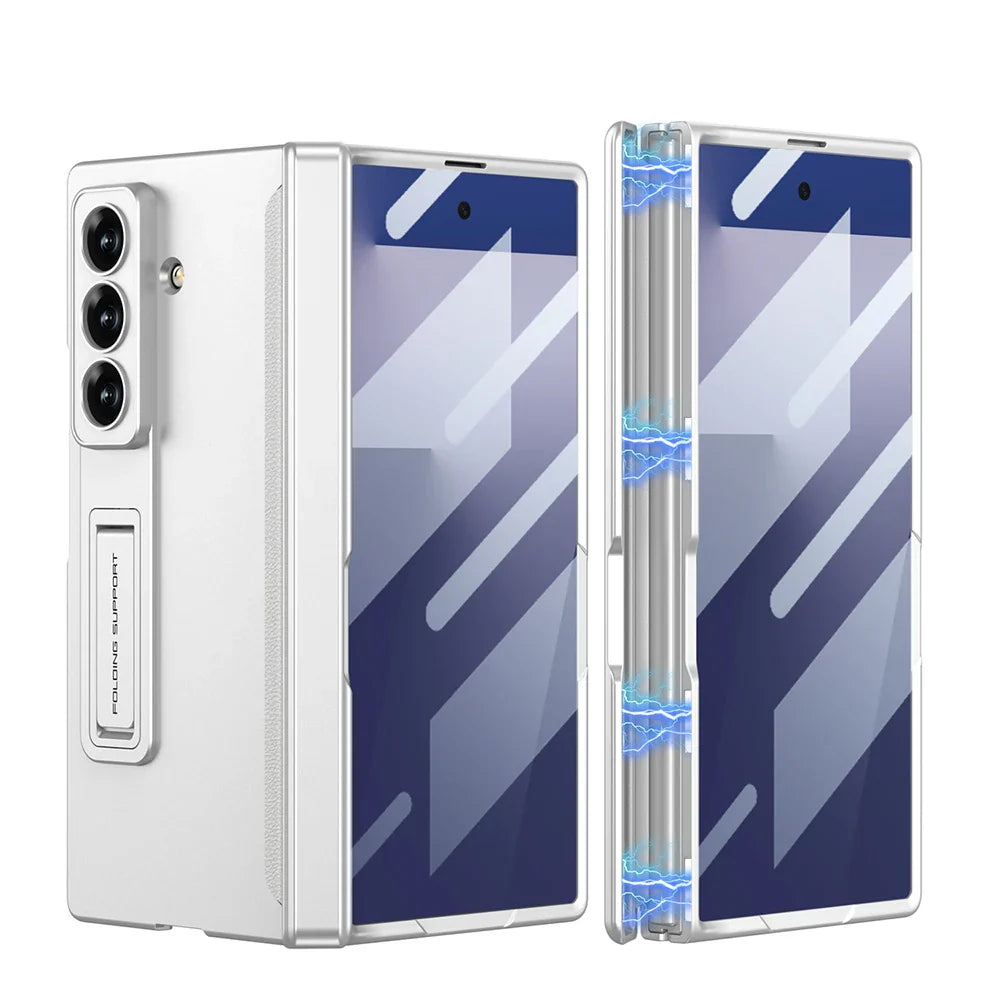 Magnetic Matte Kickstand Case