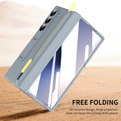 Magnetic Hinge Case with S Pen Slot