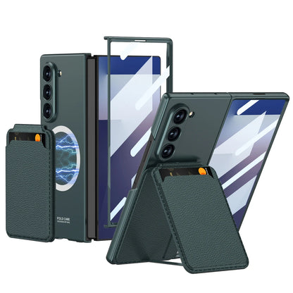 Magnetic Wallet Stand Case