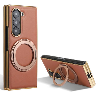 Luxury Leather Ring Case with Stand
