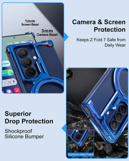 Magnetic Case with Stand For Z Fold 7