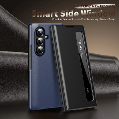 Leather Smart Case For Galaxy Z Fold
