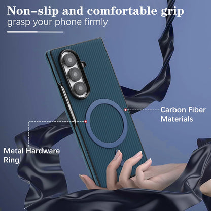 Ultra Thin Carbon Fiber Leather Case For Z Fold