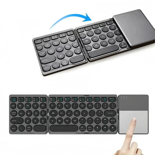 Foldable Bluetooth Keyboard with Trackpad