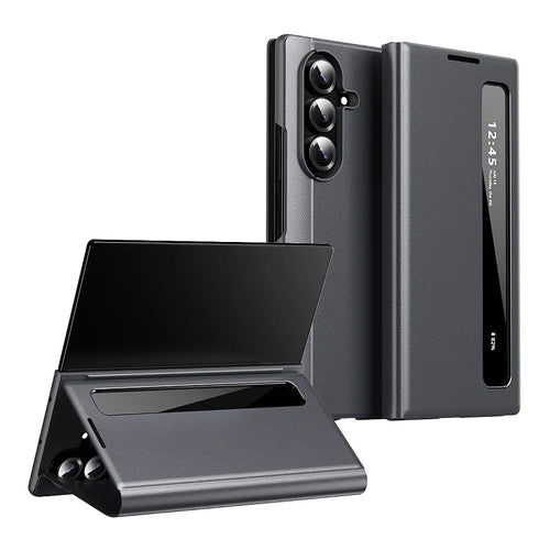 Leather Smart Case For Galaxy Z Fold