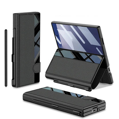 Flip Stand Case with Pen Slot & Film