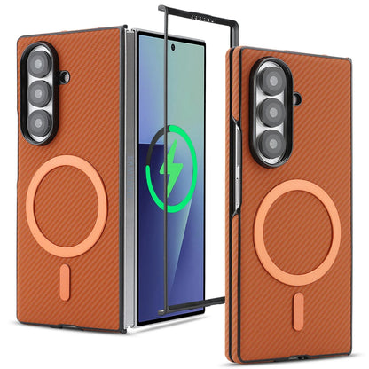 Ultra Thin Carbon Fiber Leather Case For Z Fold