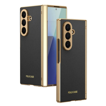 Diamond Leather Hinge Case For Z Fold Series