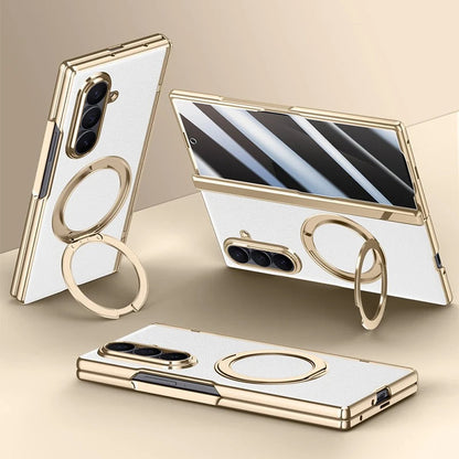 Magnetic Ring Case with Screen Protection