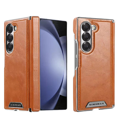 Vintage Leather Magnetic Case for Galaxy Z Fold