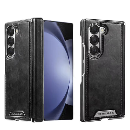 Vintage Leather Magnetic Case for Galaxy Z Fold
