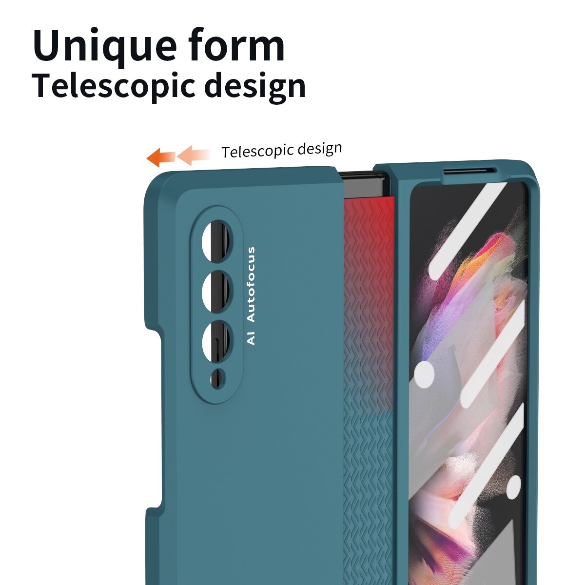 Full Protection Hard Plastic Case For Z FOLD 4
